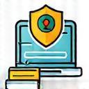 Icon representing secure online payment for Swiss vignette